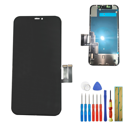 for iPhone 11 LCD Screen Replacement 6.1 inch, 3D Touch Display Digitizer Assembly with Repair Tools, Compatible with iPhone 11(A2111, A2223, A2221) (6.1 inch)