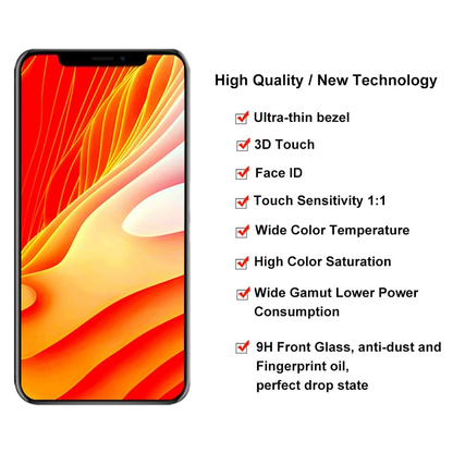 for iPhone XR Screen Replacement 6.1 inch,LCD Display Touch Screen Digitizer Assembly with Repair Tools, Compatible with Model A1984, A2105, A2106, A2108