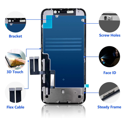 for iPhone 11 LCD Screen Replacement 6.1 inch, 3D Touch Display Digitizer Assembly with Repair Tools, Compatible with iPhone 11(A2111, A2223, A2221) (6.1 inch)