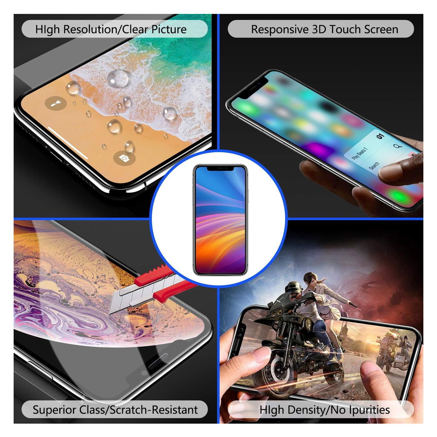 for iPhone 11 LCD Screen Replacement 6.1 inch, 3D Touch Display Digitizer Assembly with Repair Tools, Compatible with iPhone 11(A2111, A2223, A2221) (6.1 inch)